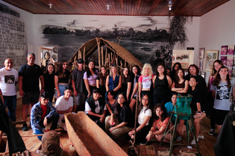 Museu de Tibagi recebe visita de alunos de Londrina