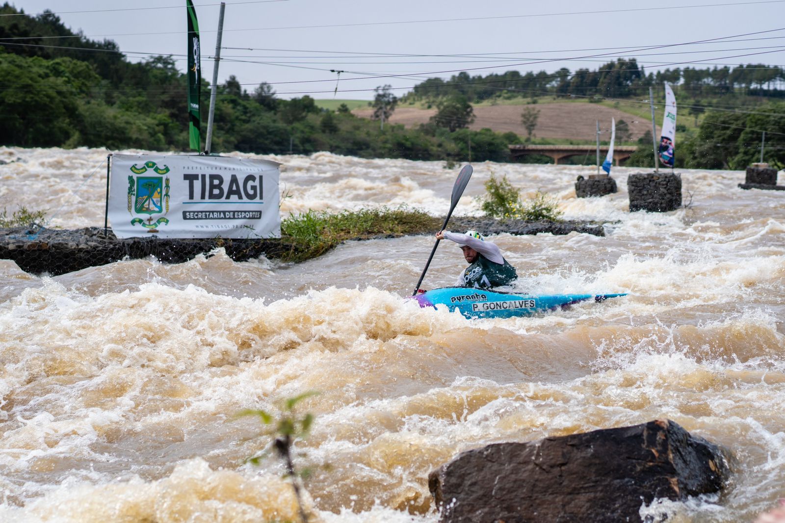 Atletas olímpicos participaram do Brasileiro de Canoagem em Tibagi