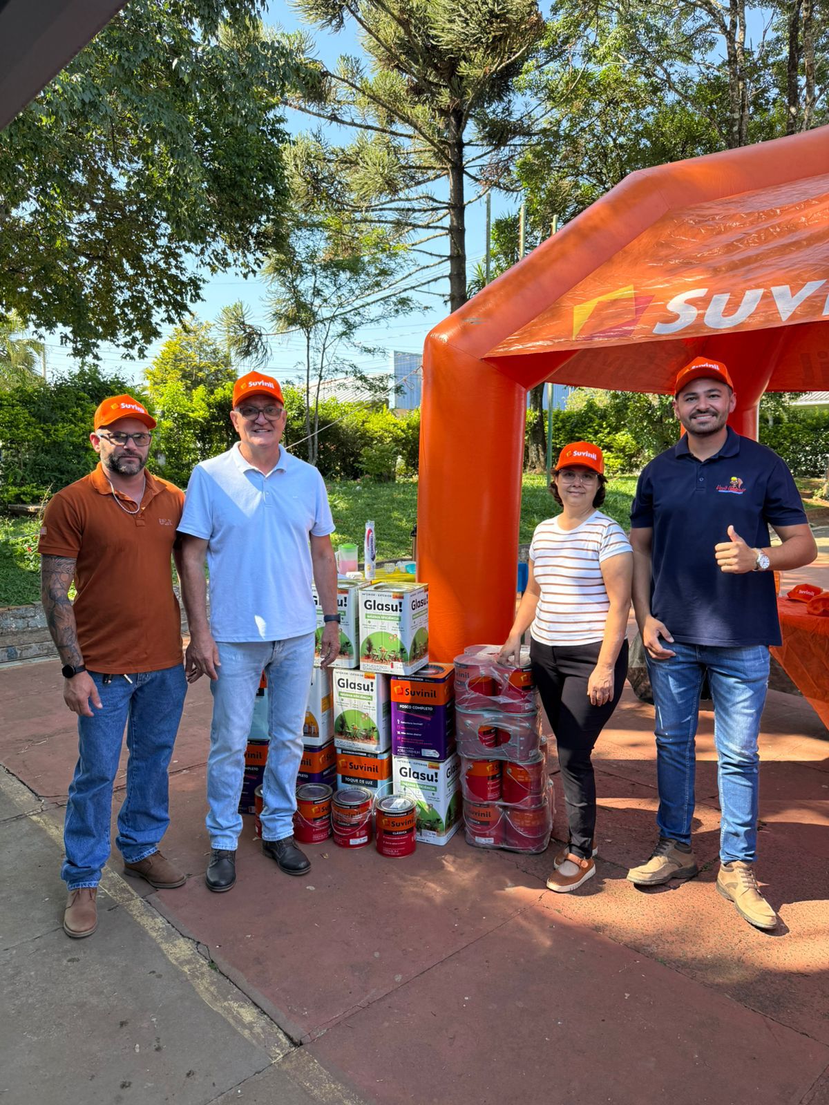 Imagem Notícia: Com apoio da Suvinil, Escola Telêmaco Borba inicia revitalização