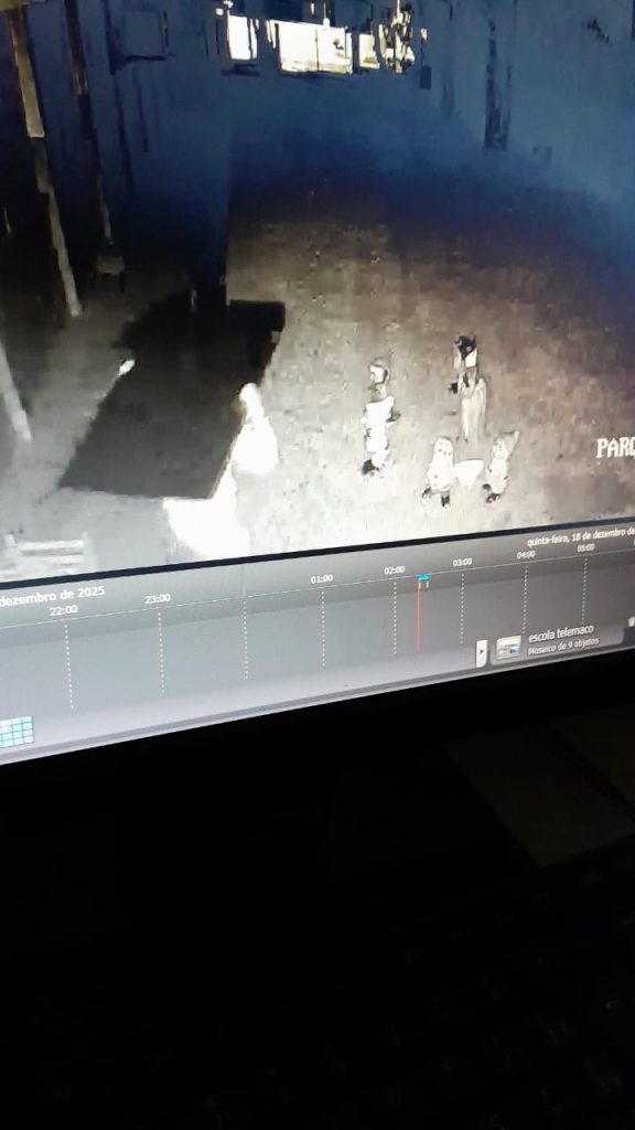 Sistema de monitoramento auxilia na identificação de furto em escola