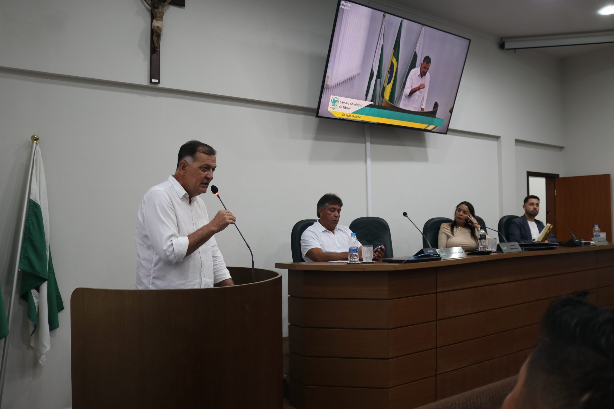 Imagem Notícia: Prefeito Rildo participa da abertura dos trabalhos do Legislativo em Tibagi