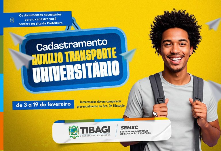 Estudantes de Tibagi podem solicitar auxílio de transporte a partir desta terça (3)