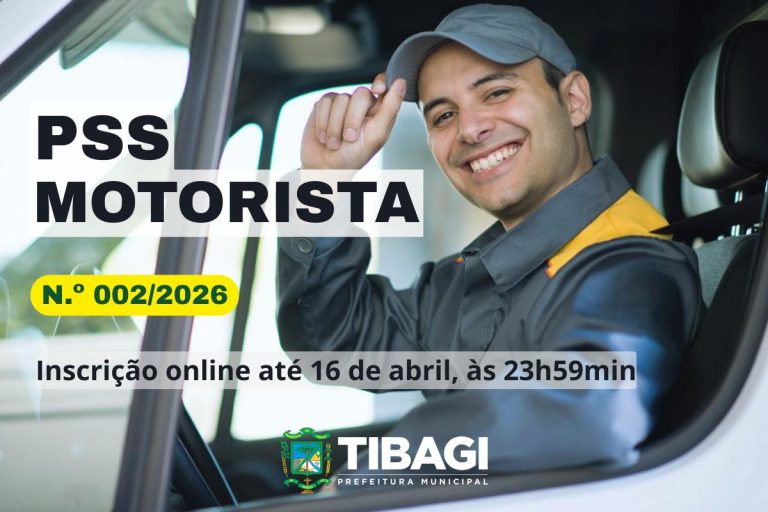 Prefeitura de Tibagi abre PSS para contratação de motoristas