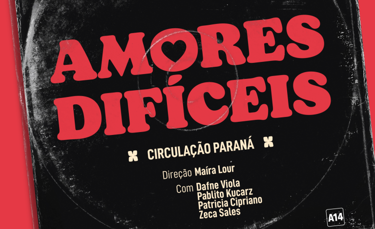 Tibagi recebe amanhã apresentações gratuitas da peça “Amores Difíceis”